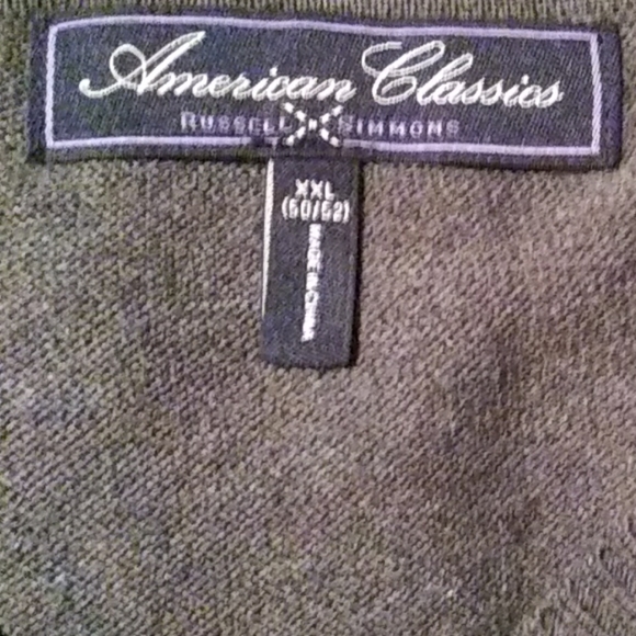 American Classics Black/Gray Pullover Vest - Picture 4 of 8